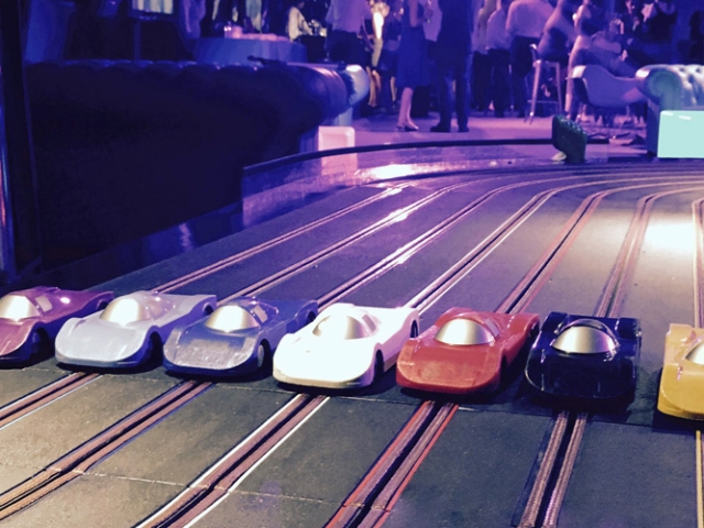 Scalextric track hire